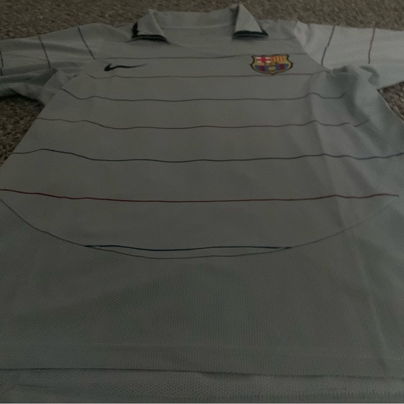 2003/2004 FC Barcelona Away Jersey ( Ronaldinho #10) Size XL - USED - Picture 2 of 10
